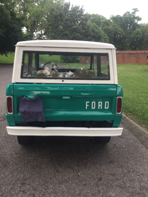 1966 Carribean Turquoise Ford Bronco Convertible