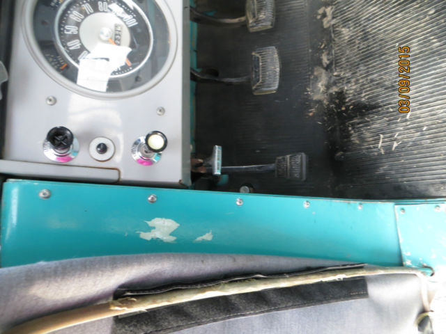 1966 Blue Ford Bronco Convertible