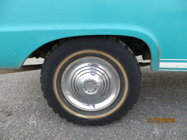 1966 Blue Ford Bronco Convertible