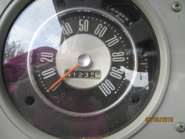 1966 Blue Ford Bronco Convertible