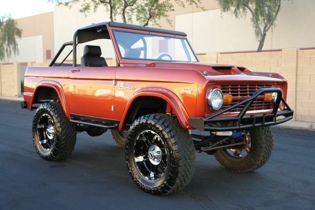 1966 Orange Ford Bronco --