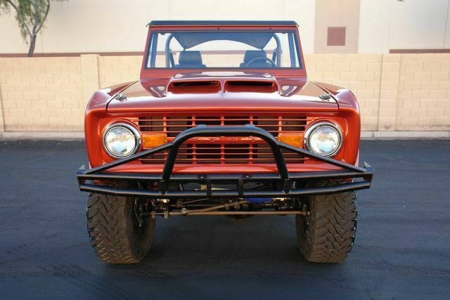 1966 Orange Ford Bronco --