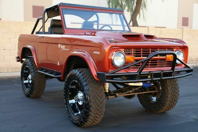 1966 Orange Ford Bronco --