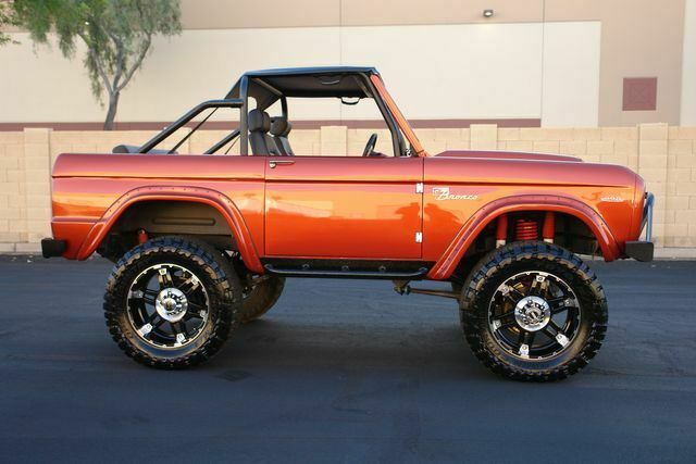 1966 Orange Ford Bronco --