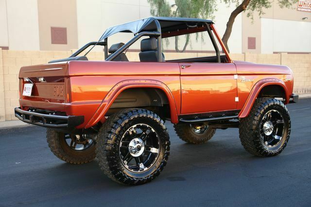 1966 Orange Ford Bronco --