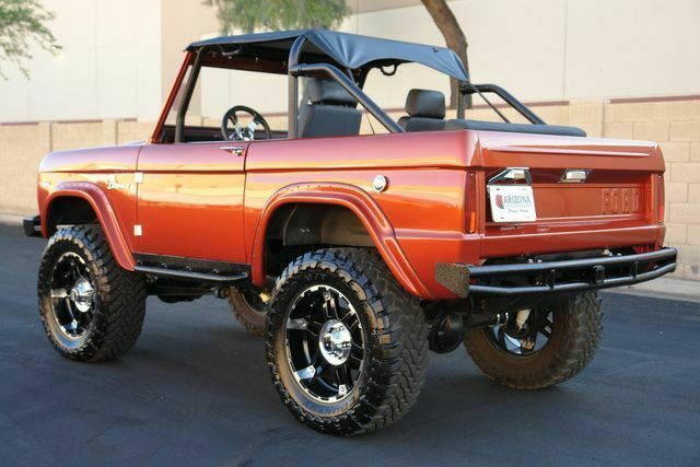 1966 Orange Ford Bronco --