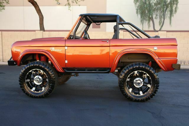 1966 Orange Ford Bronco --