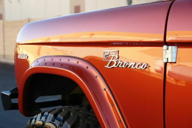 1966 Orange Ford Bronco --