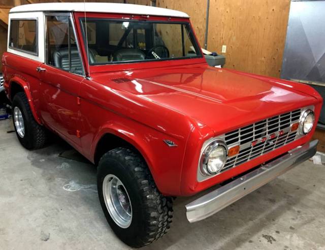 1966 Black Ford Bronco Convertible