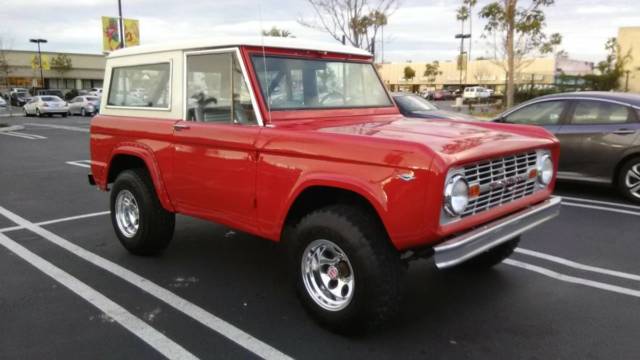 1966 Black Ford Bronco Convertible