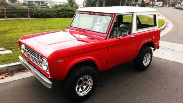1966 Black Ford Bronco Convertible