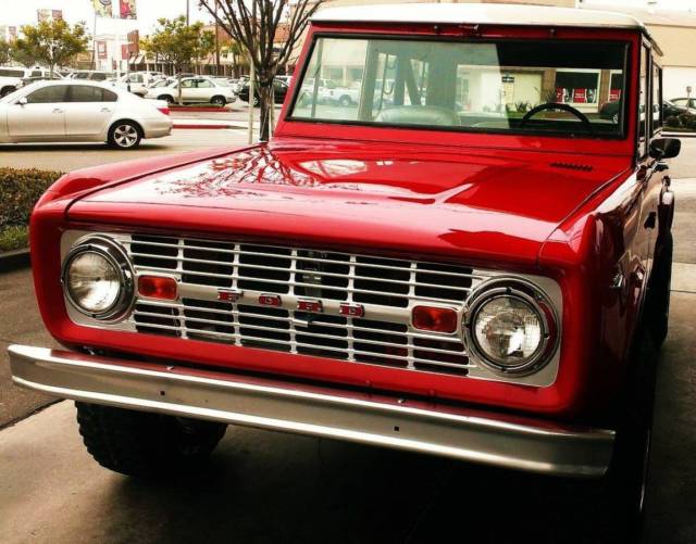 1966 Black Ford Bronco Convertible