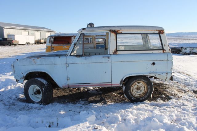 1966 Blue Ford Bronco SUV