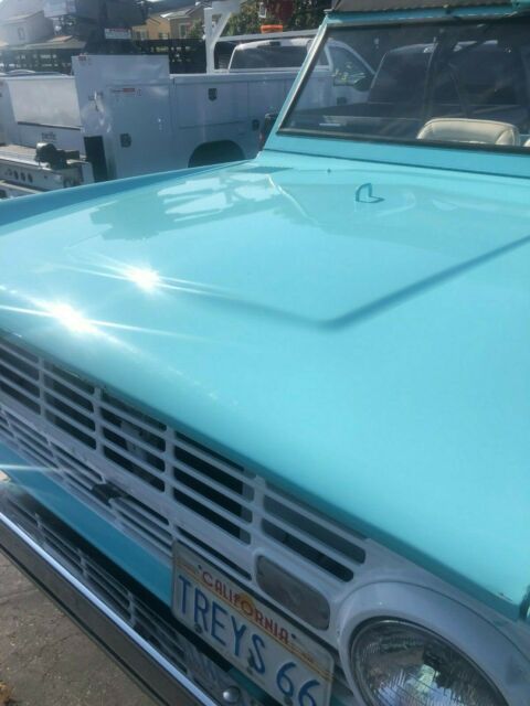1966 Blue Ford Bronco Open Body (Roadster