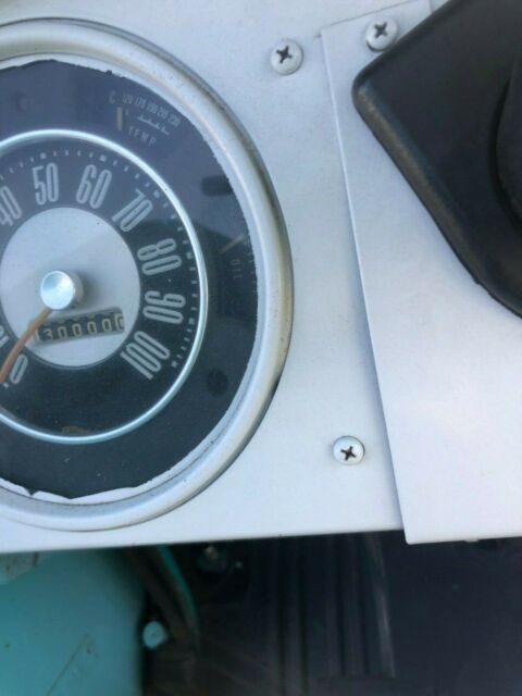 1966 Blue Ford Bronco Open Body (Roadster