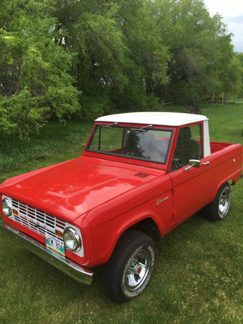 1966 Red Ford Bronco