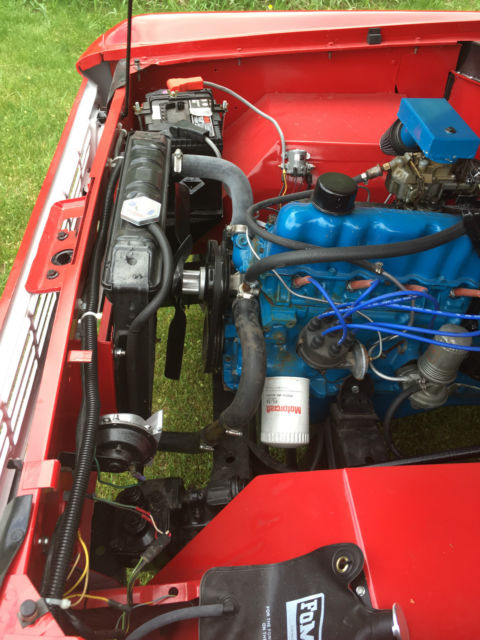 1966 Red Ford Bronco