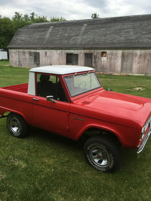 1966 Red Ford Bronco