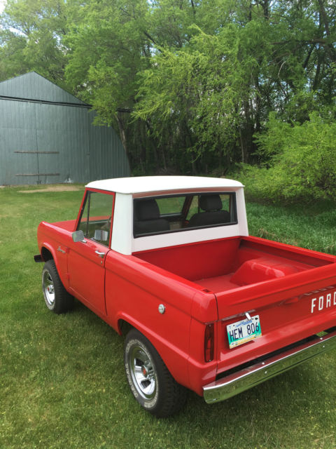 1966 Red Ford Bronco