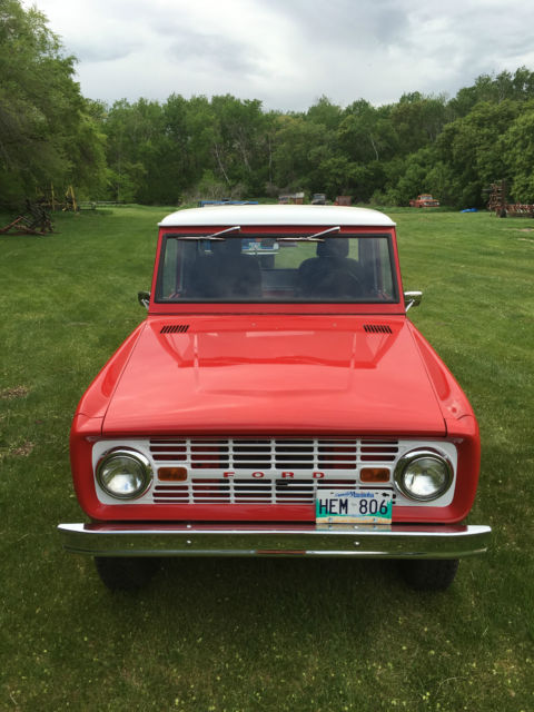 1966 Red Ford Bronco