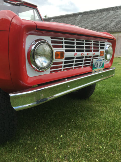 1966 Red Ford Bronco
