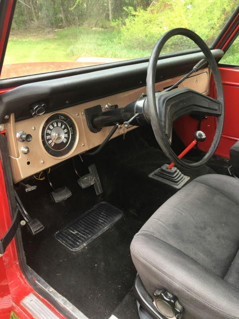 1966 Red Ford Bronco