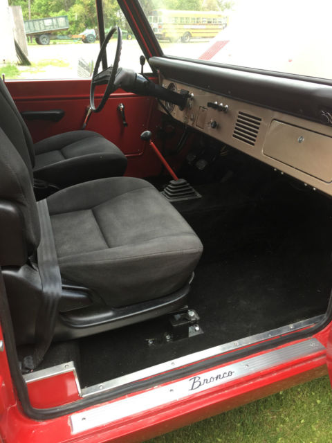 1966 Red Ford Bronco