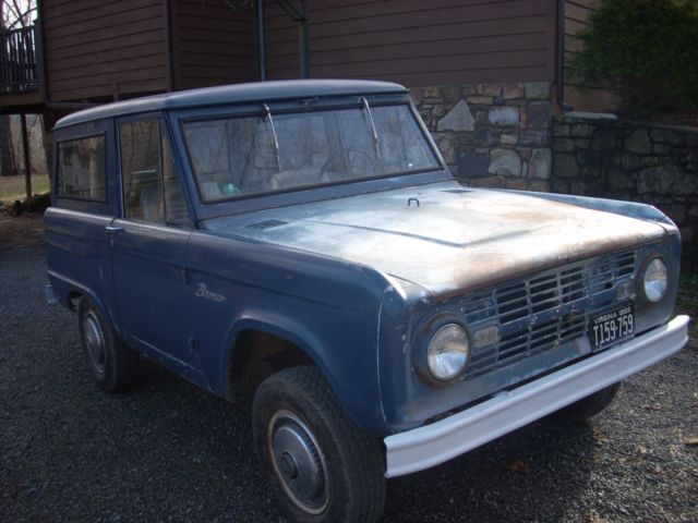 1966 Blue Ford Bronco