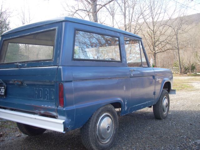 1966 Blue Ford Bronco