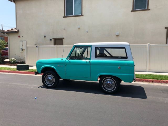 1966 Caribbean Turquoise Ford Bronco SUV