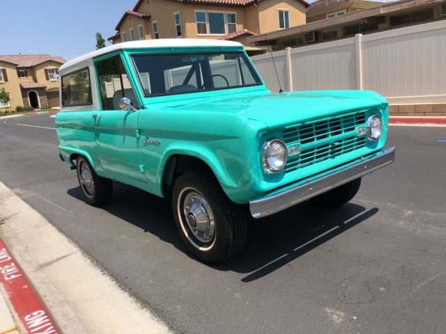 1966 Caribbean Turquoise Ford Bronco SUV