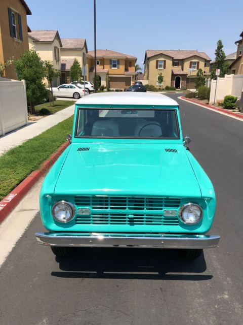 1966 Caribbean Turquoise Ford Bronco SUV