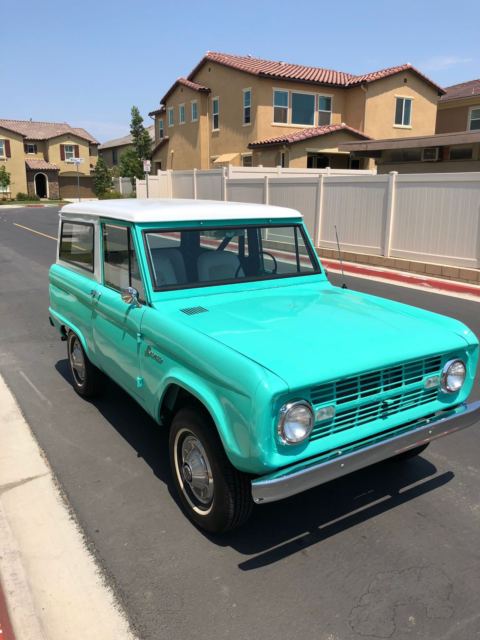 1966 Caribbean Turquoise Ford Bronco SUV