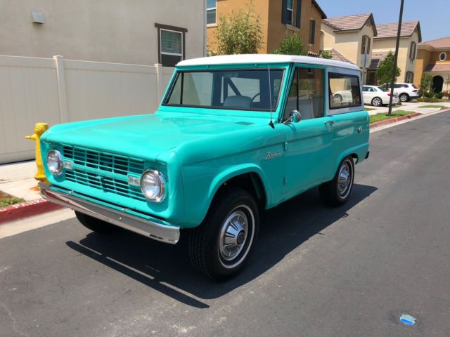 1966 Caribbean Turquoise Ford Bronco SUV