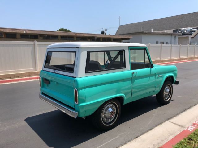 1966 Caribbean Turquoise Ford Bronco SUV