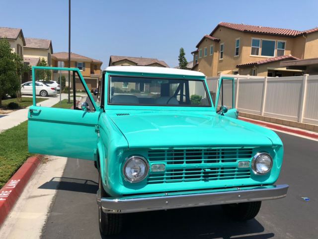 1966 Caribbean Turquoise Ford Bronco SUV