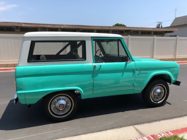 1966 Caribbean Turquoise Ford Bronco SUV