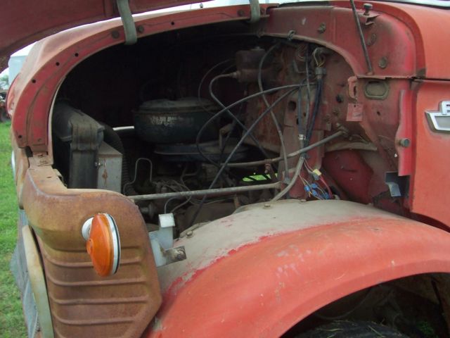 1966 red Ford F-350 Cab & Chassis