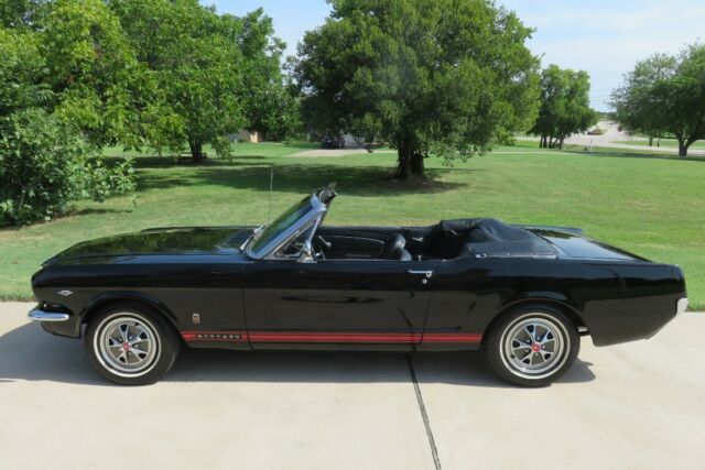 1966 Black w/ Red GT Stripe Ford Mustang Convertible