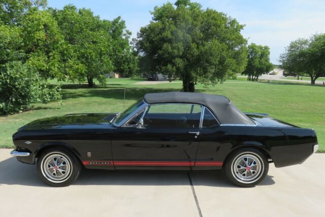 1966 Black w/ Red GT Stripe Ford Mustang Convertible