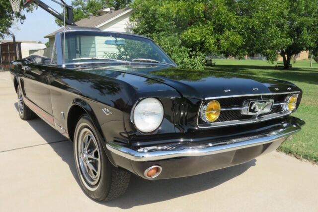 1966 Black w/ Red GT Stripe Ford Mustang Convertible