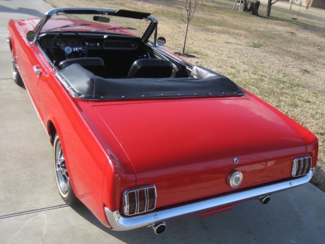 1966 Red Ford Mustang Convertible