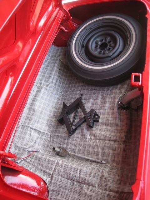 1966 Red Ford Mustang Convertible