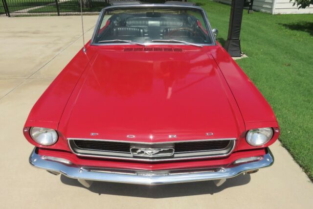 1966 Red Ford Mustang Convertible