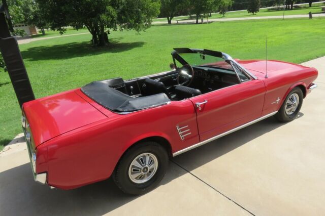 1966 Red Ford Mustang Convertible