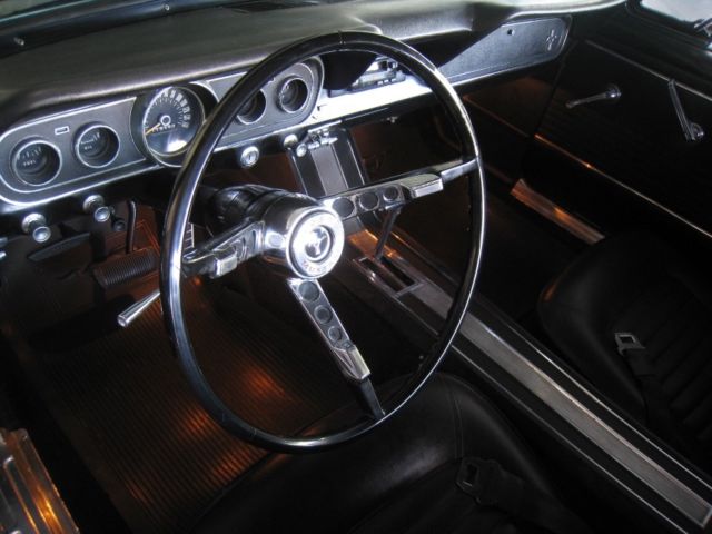 1966 Black Ford Mustang Convertible