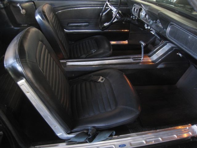 1966 Black Ford Mustang Convertible