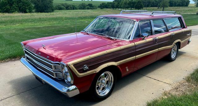 1966 Red Ford Galaxie Wagon