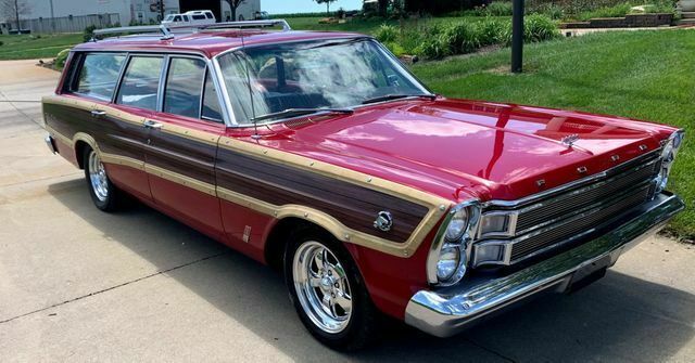 1966 Red Ford Galaxie Wagon