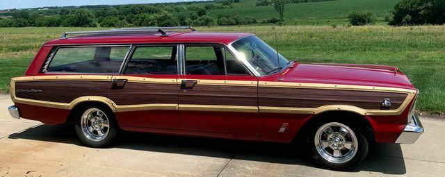 1966 Red Ford Galaxie Wagon